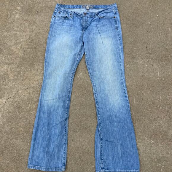 Abercrombie & Fitch Y2K Flare Jeans Women's 12L Light Wash - Picture 2 of 6